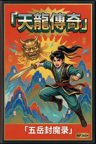 《天龙传奇》卡带封面